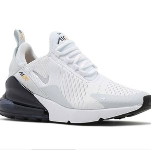 NikeAIR MAX 270 GS 'WHITE MIDNIGHT NAVY'